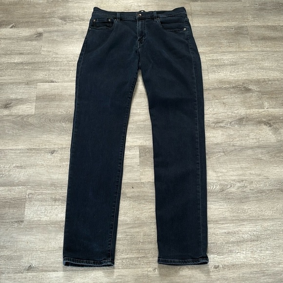 7 For All Mankind Luxe Sport Adrien Fit Sz 33 straight and slim fit - Picture 1 of 11